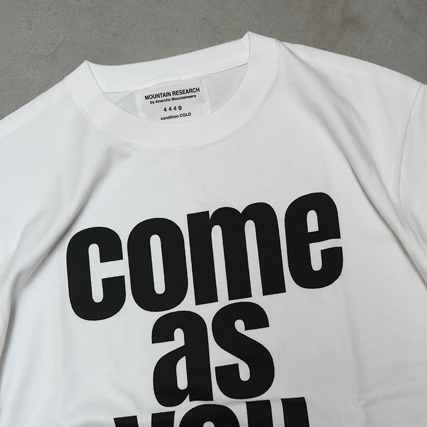 【Mountain Research】マウンテンリサーチ Come As You Are "2Color" ※ネコポス可