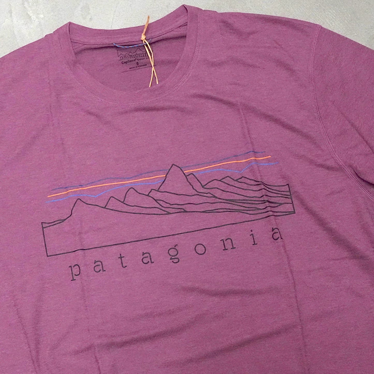 【patagonia】パタゴニア men's Capilene Cool Trail Shirt(Stratapeaks) "FDMG" ※ネコポス可