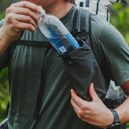 【Hyperlite Mountain Gear】ハイパーライトマウンテンギア The Bottle Pocket ”Black” ※ネコポス可