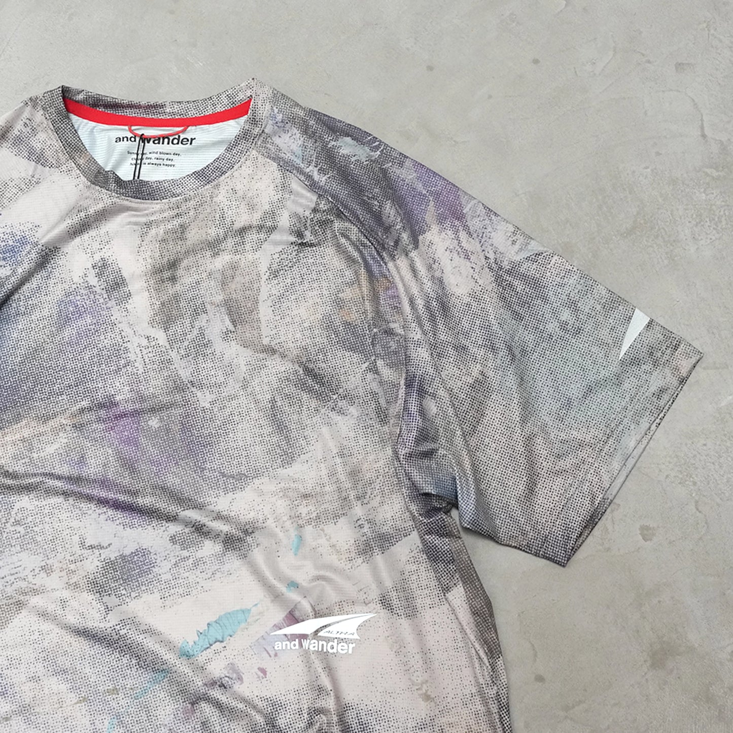【and wander】アンドワンダー Altra × and wander graphic SS T "2Color" ※ネコポス可