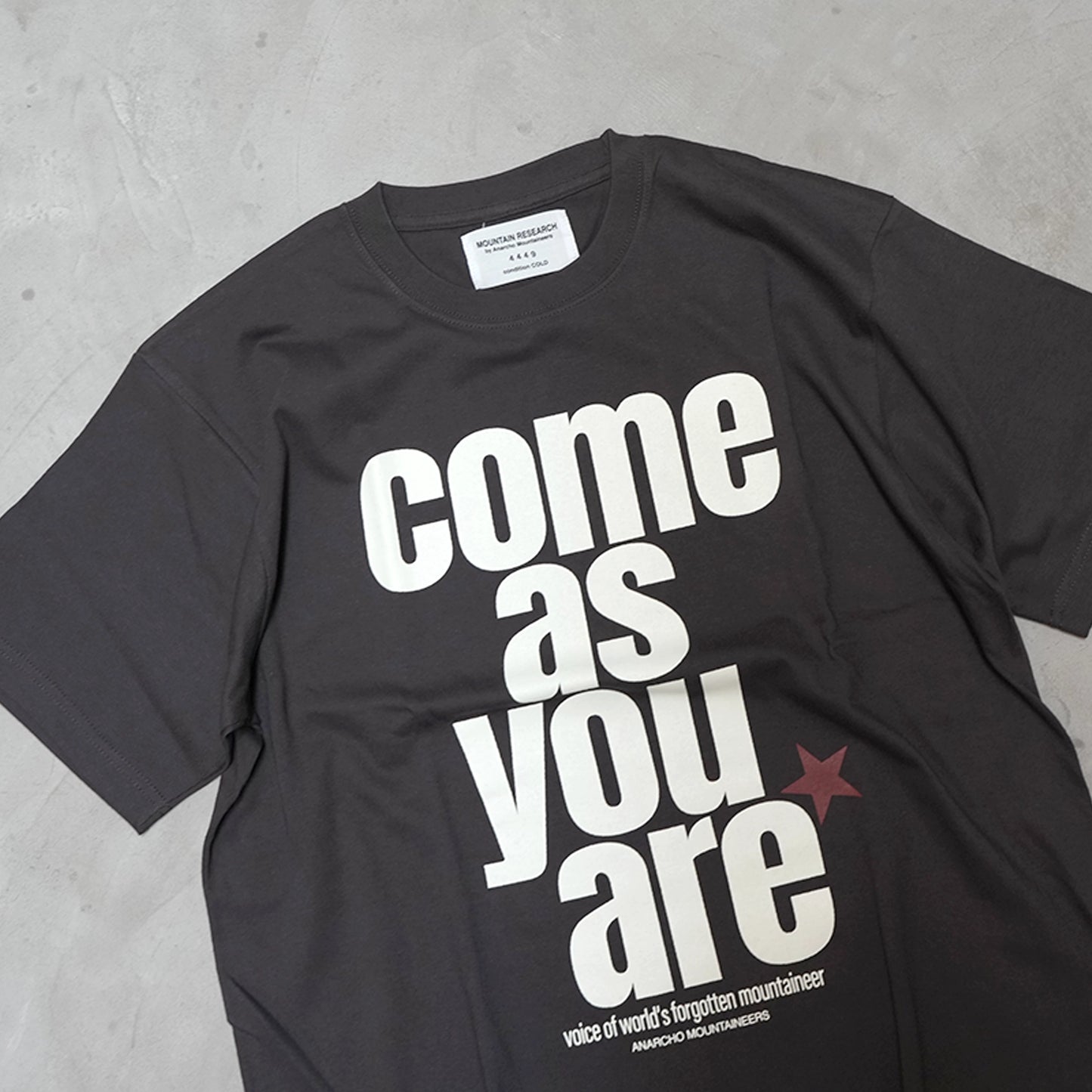 【Mountain Research】マウンテンリサーチ Come As You Are "2Color" ※ネコポス可