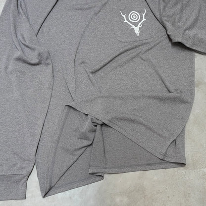【South2 West8】サウスツーウエストエイト men's SOUTH2 WEST8 × FOXFIRE L/S Round Pocket Tee-SCORON "2Color" ※ネコポス可