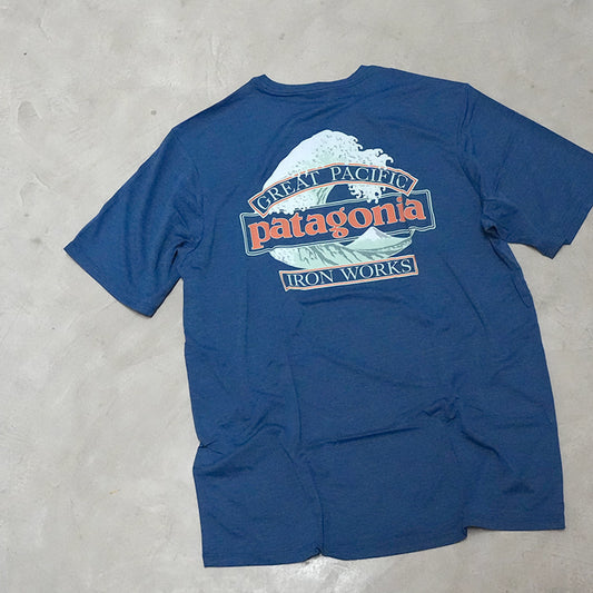 【patagonia】パタゴニア men's Capilene Cool Daily Shirt(Great Waves) "CMBX" ※ネコポス可