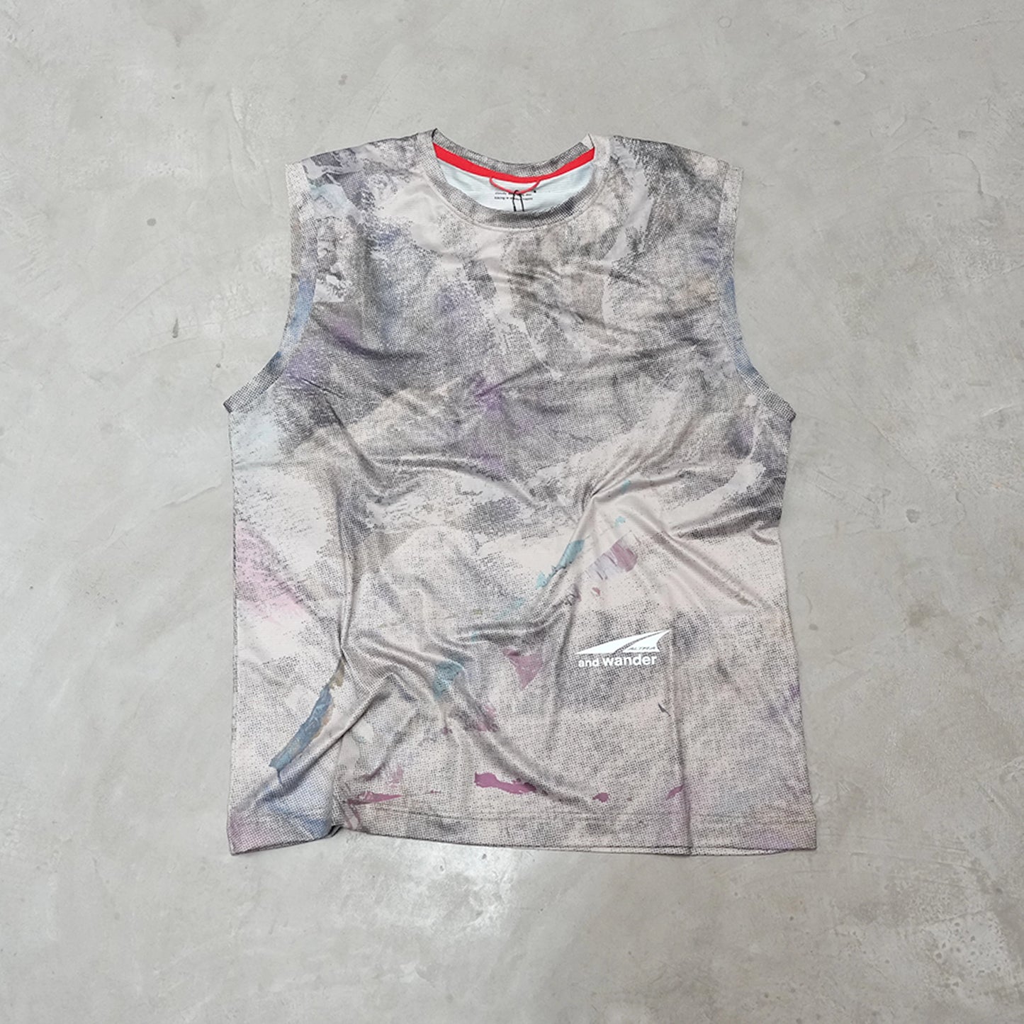 【and wander】アンドワンダー Altra × and wander graphic tank top "2Color" ※ネコポス可