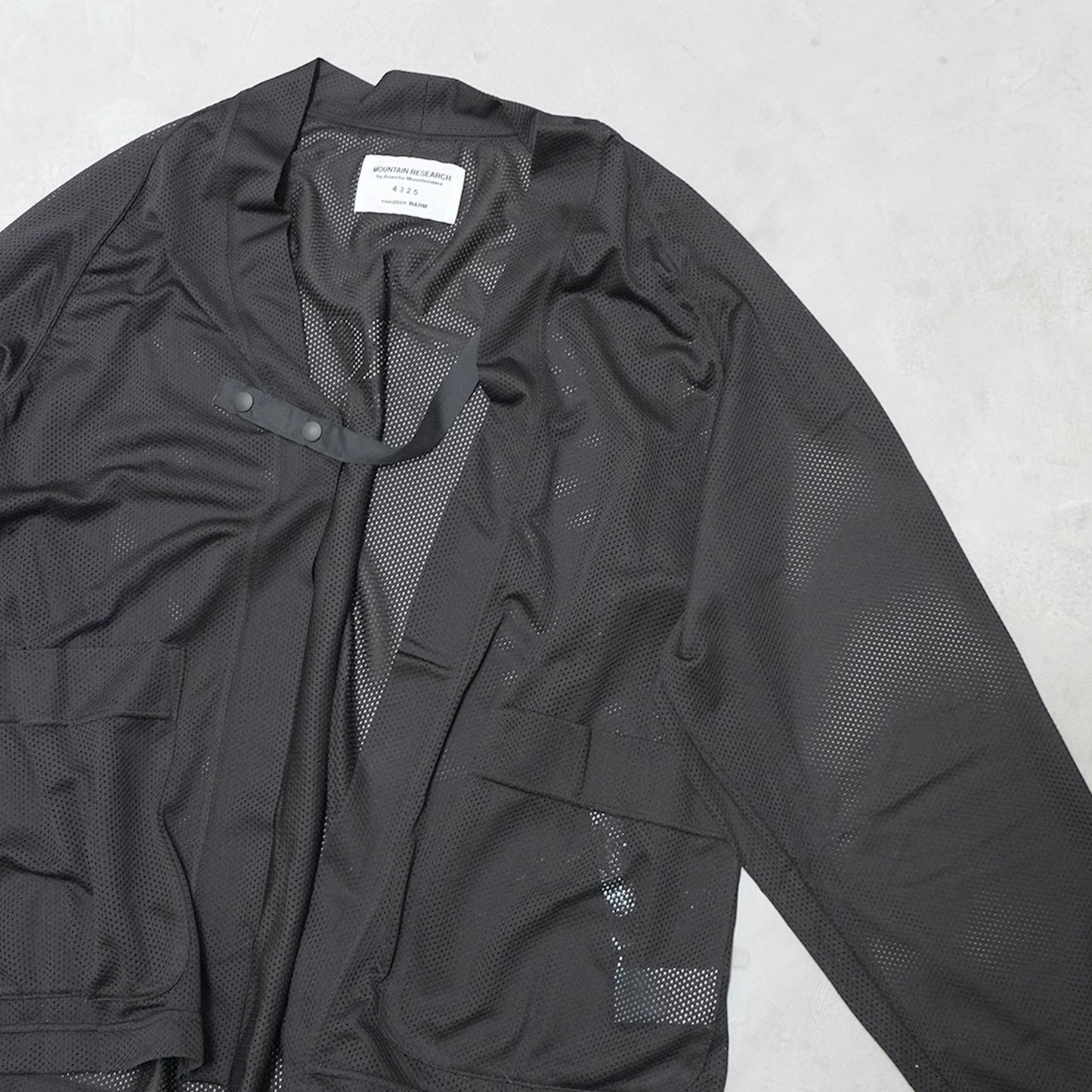 【Mountain Research】マウンテンリサーチ Mesh Kurt "BLack"