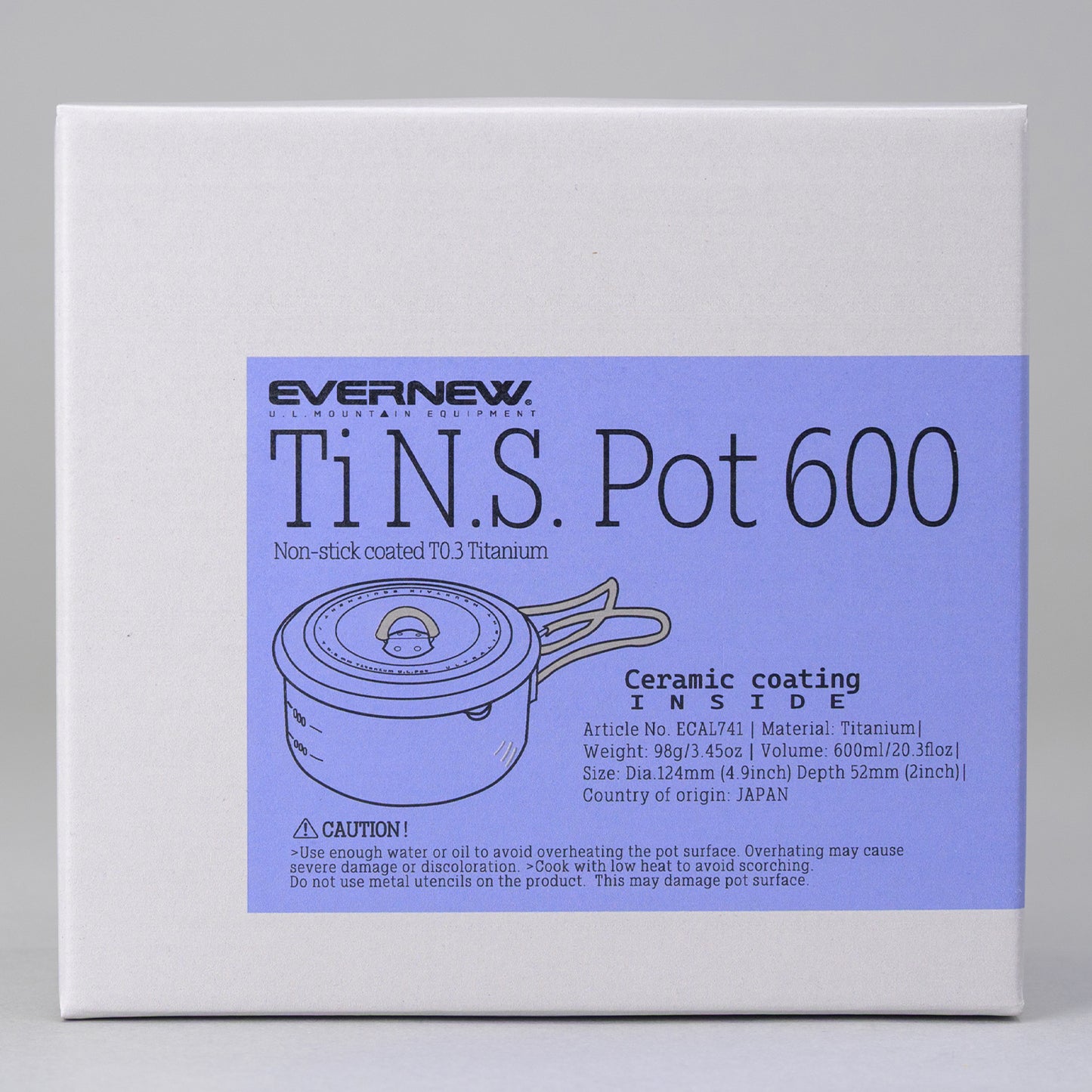 【EVERNEW】エバニュー Ti N.S. Pot 600