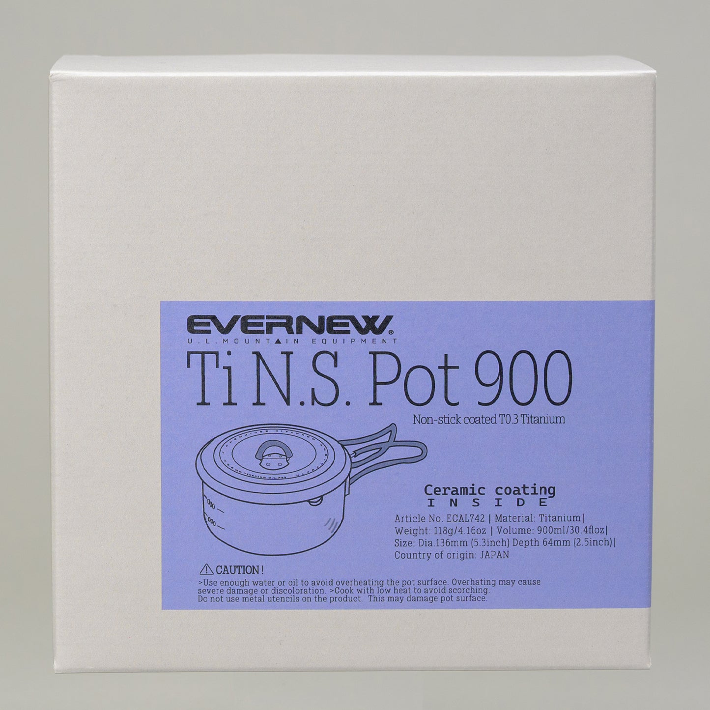 【EVERNEW】エバニュー Ti N.S. Pot 900