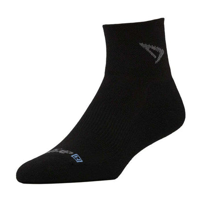 【drymax】ドライマックス Lite Trail Running (1/4 Crew) "Black×Gray" ※ネコポス可