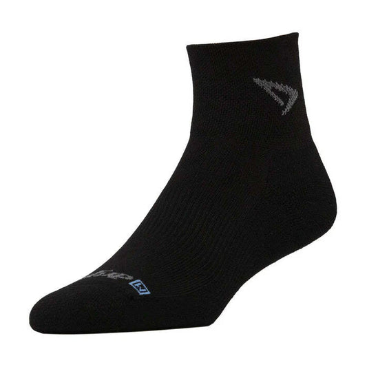 【drymax】ドライマックス Lite Trail Running (1/4 Crew) "Black×Gray" ※ネコポス可